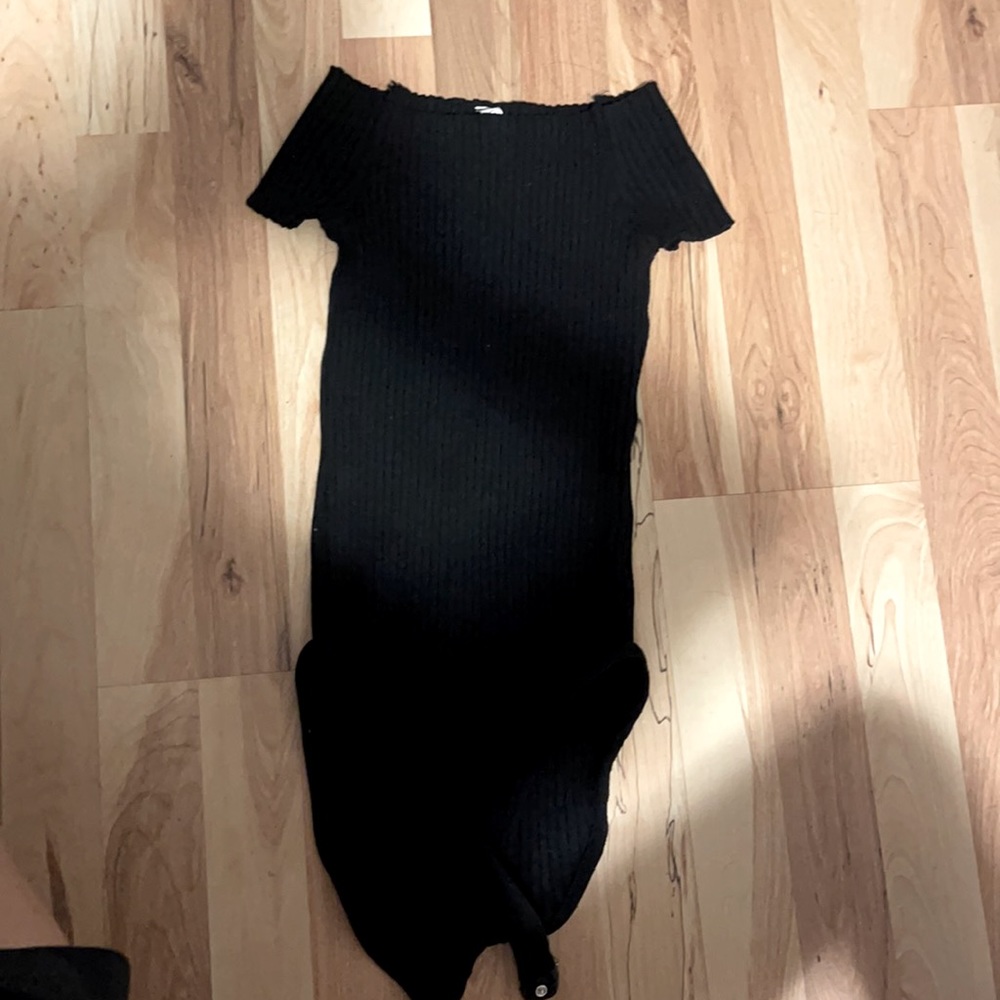 Off the shoulder body suit